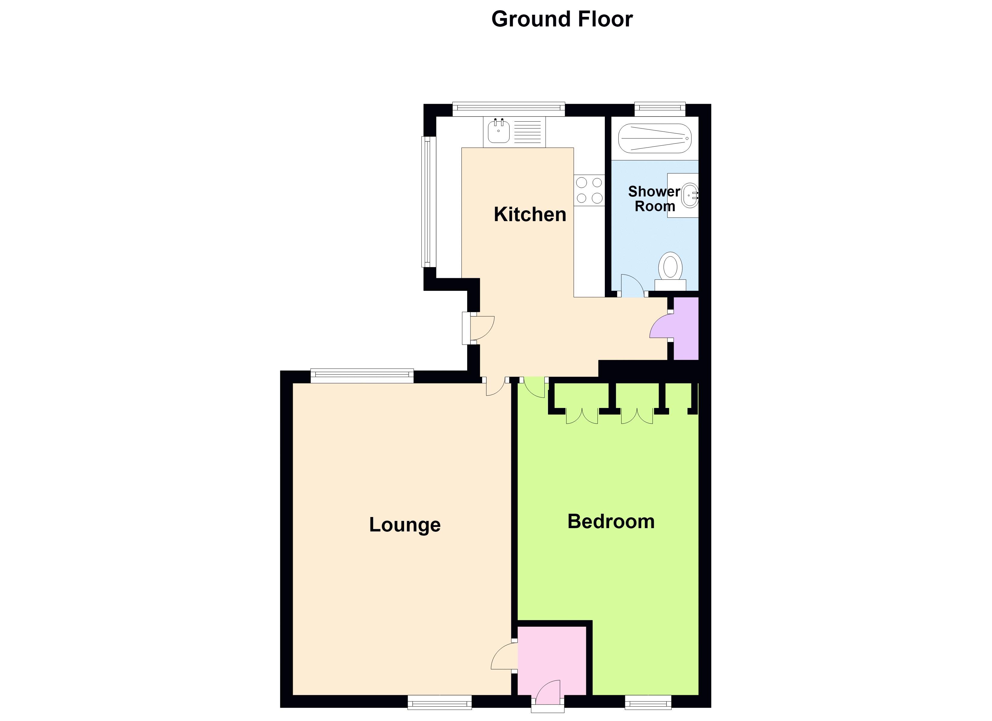 66, Rose Street, Thurso floorplan
