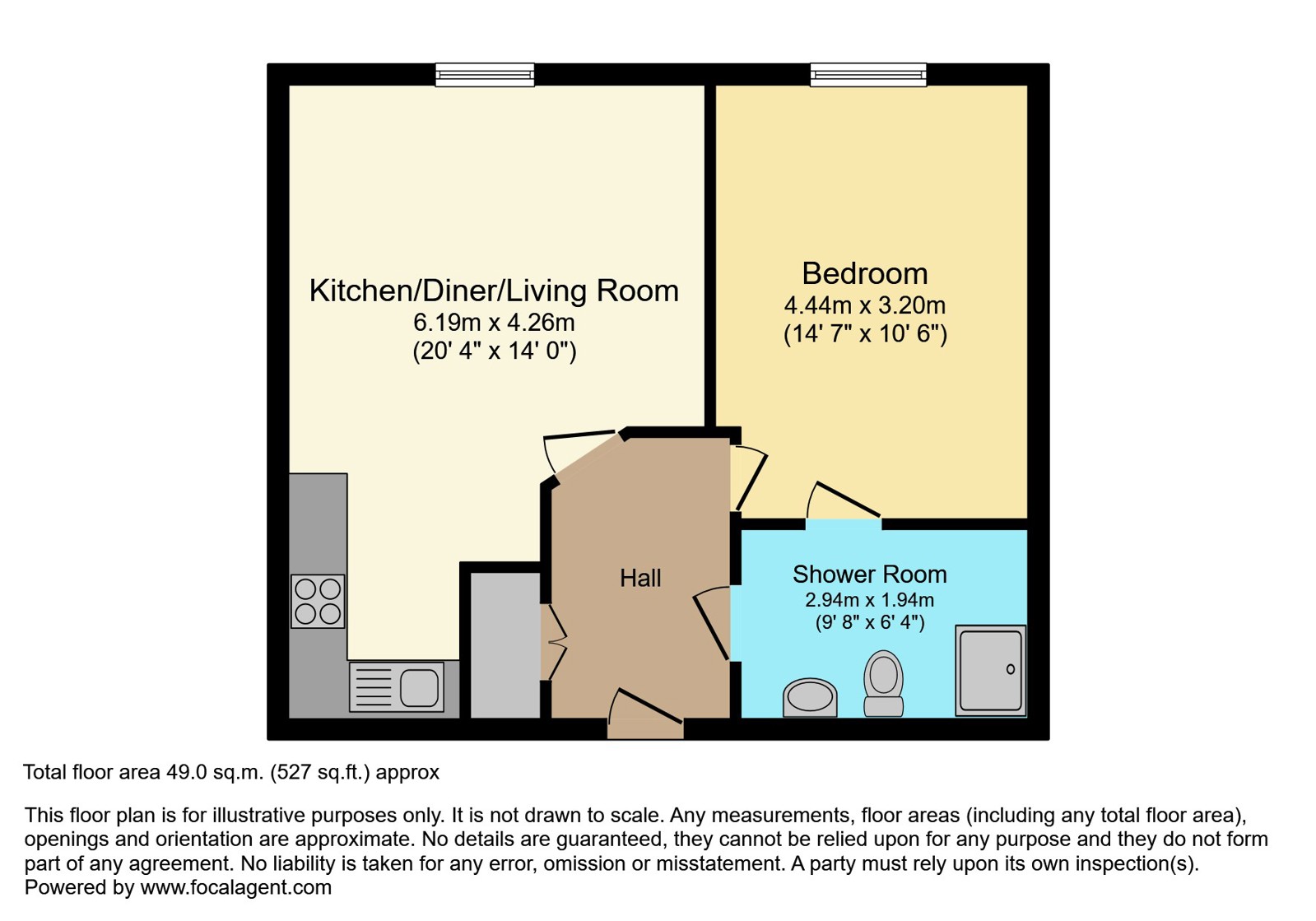 1, Hedgerow Court, East Ham floorplan