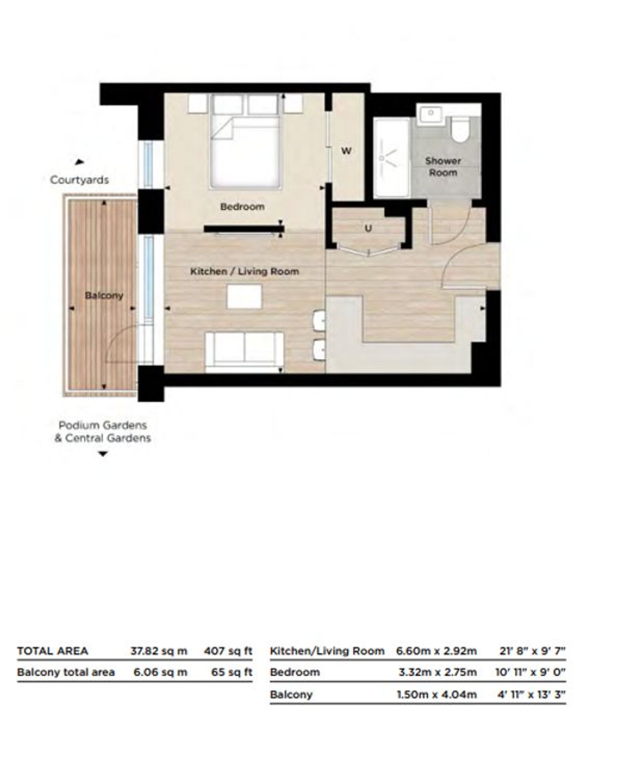 Flat 5, Arber House, Southall floorplan