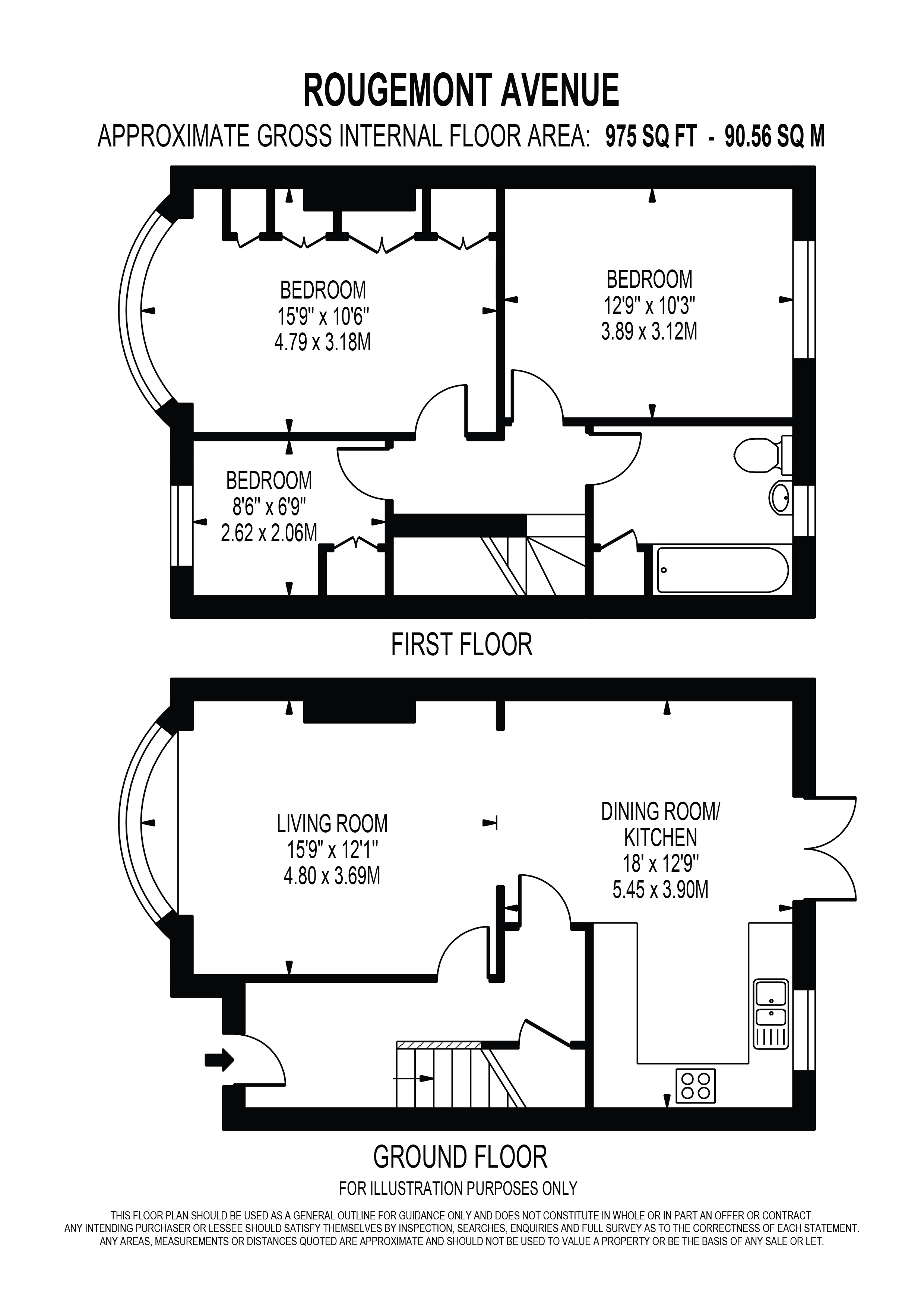 87, Rougemont Avenue, Morden floorplan