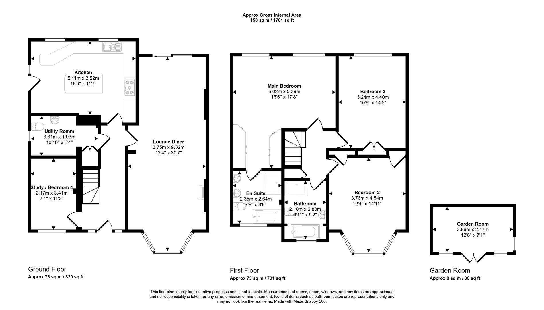 18, Woodland Avenue, Hove floorplan