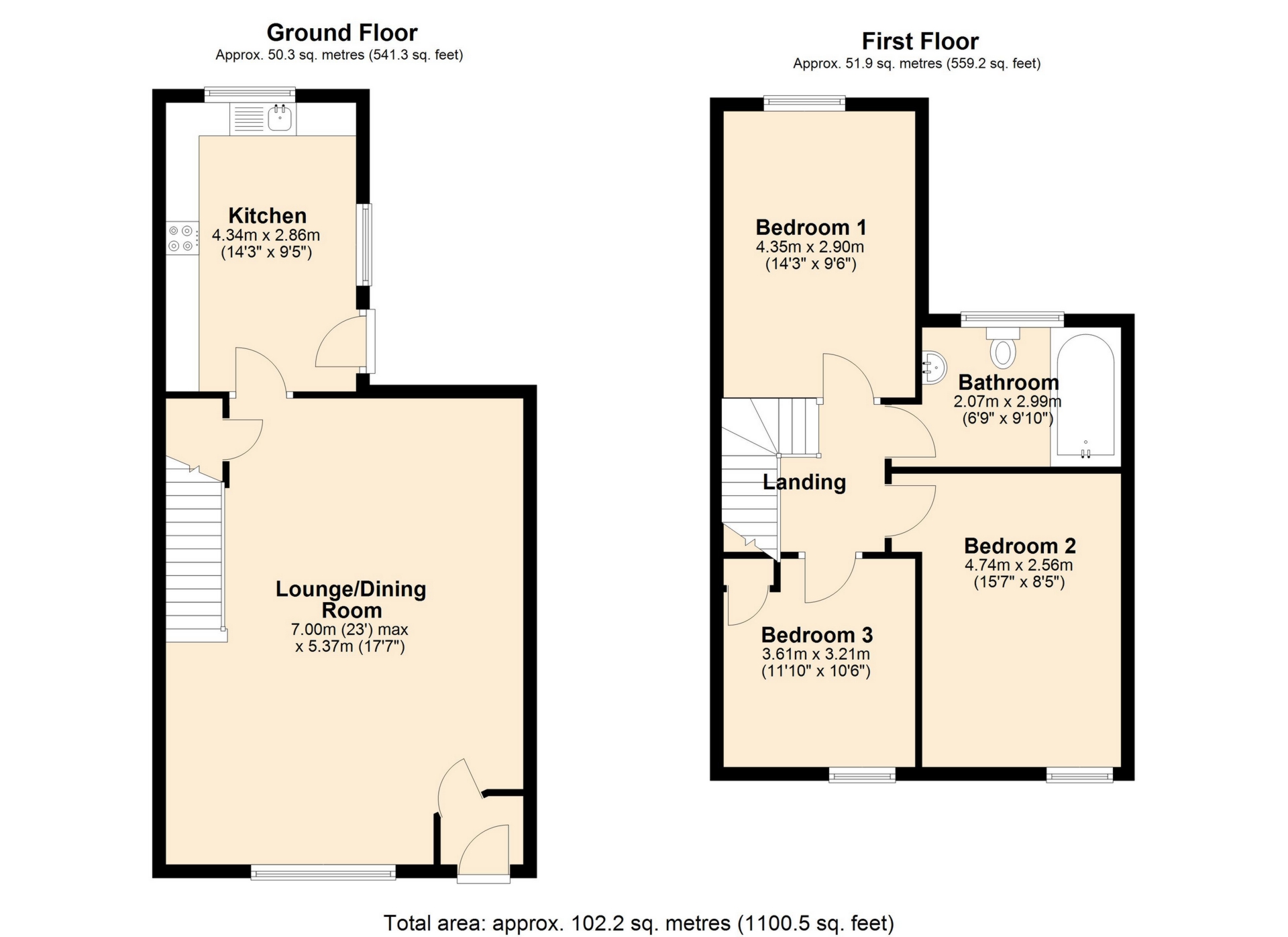 29, Surgery Road, Blaina floorplan