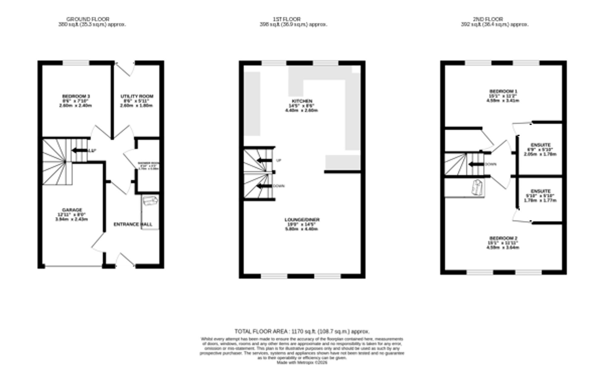 14 Southside Road, Leicester floorplan