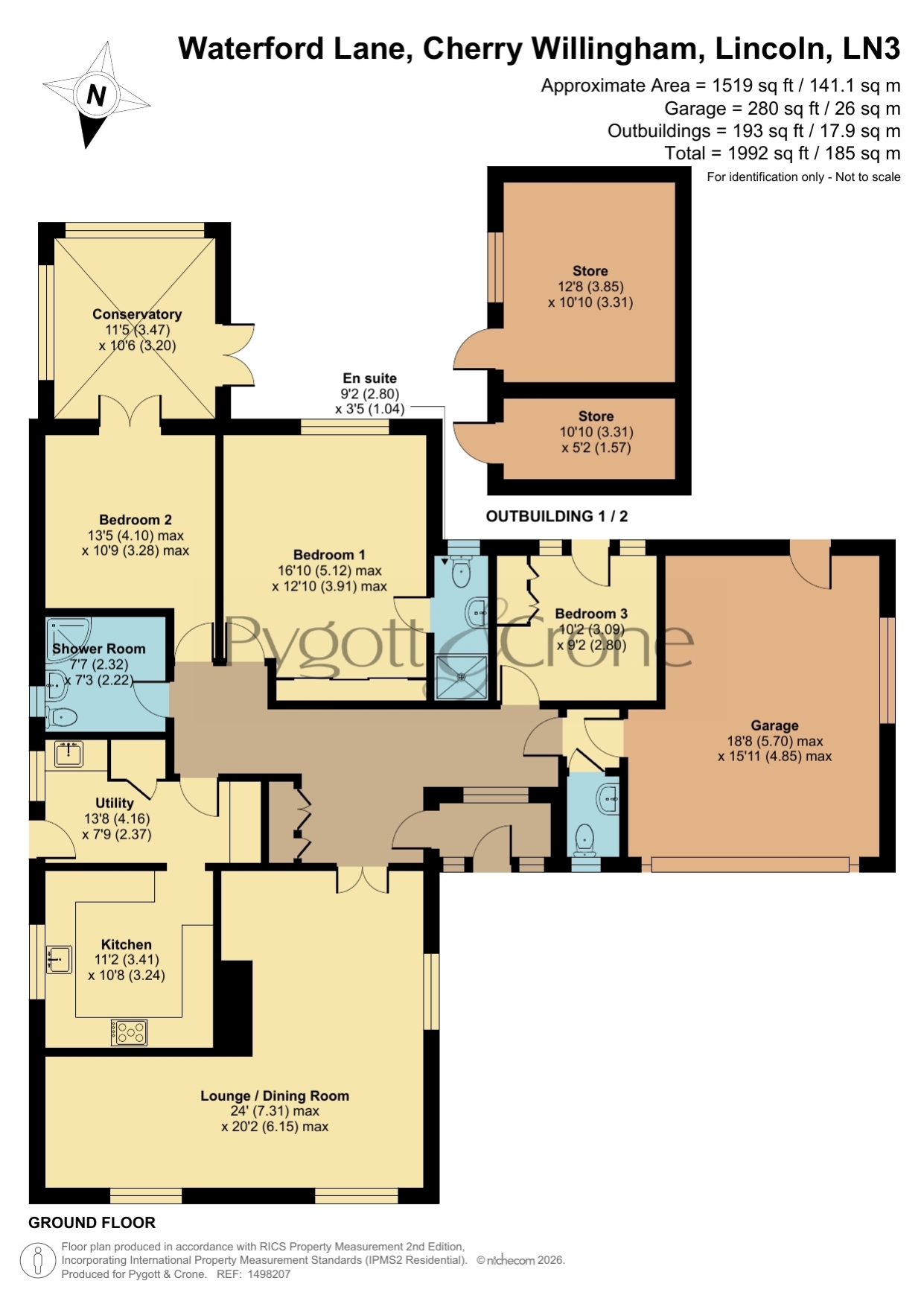 33, Waterford Lane, Lincoln floorplan