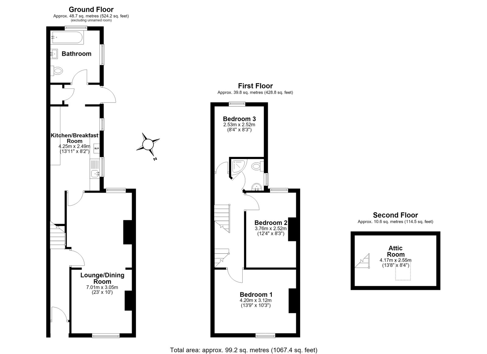 30, Highworth Road, Gloucester floorplan