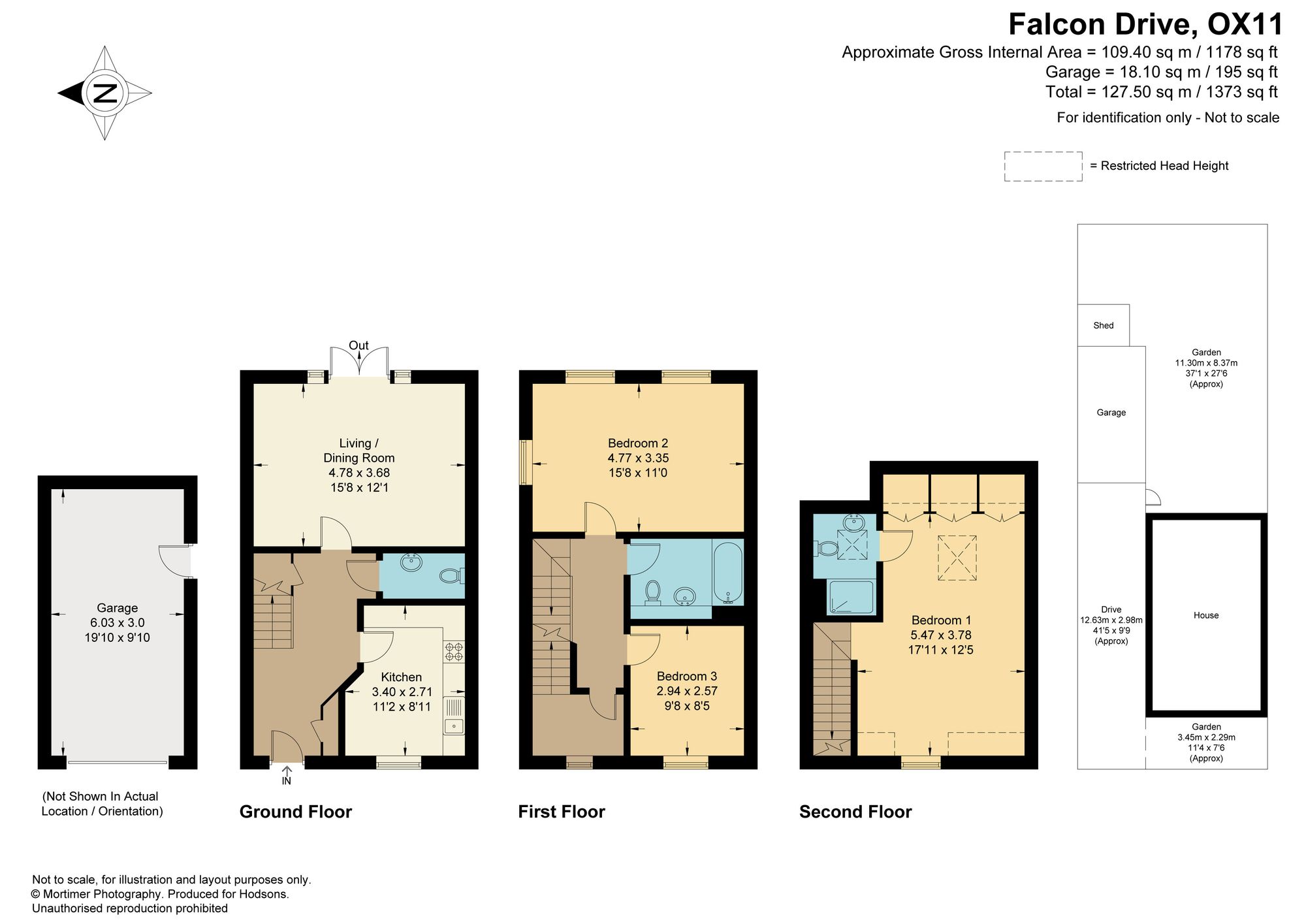 11 Falcon Drive, Didcot floorplan