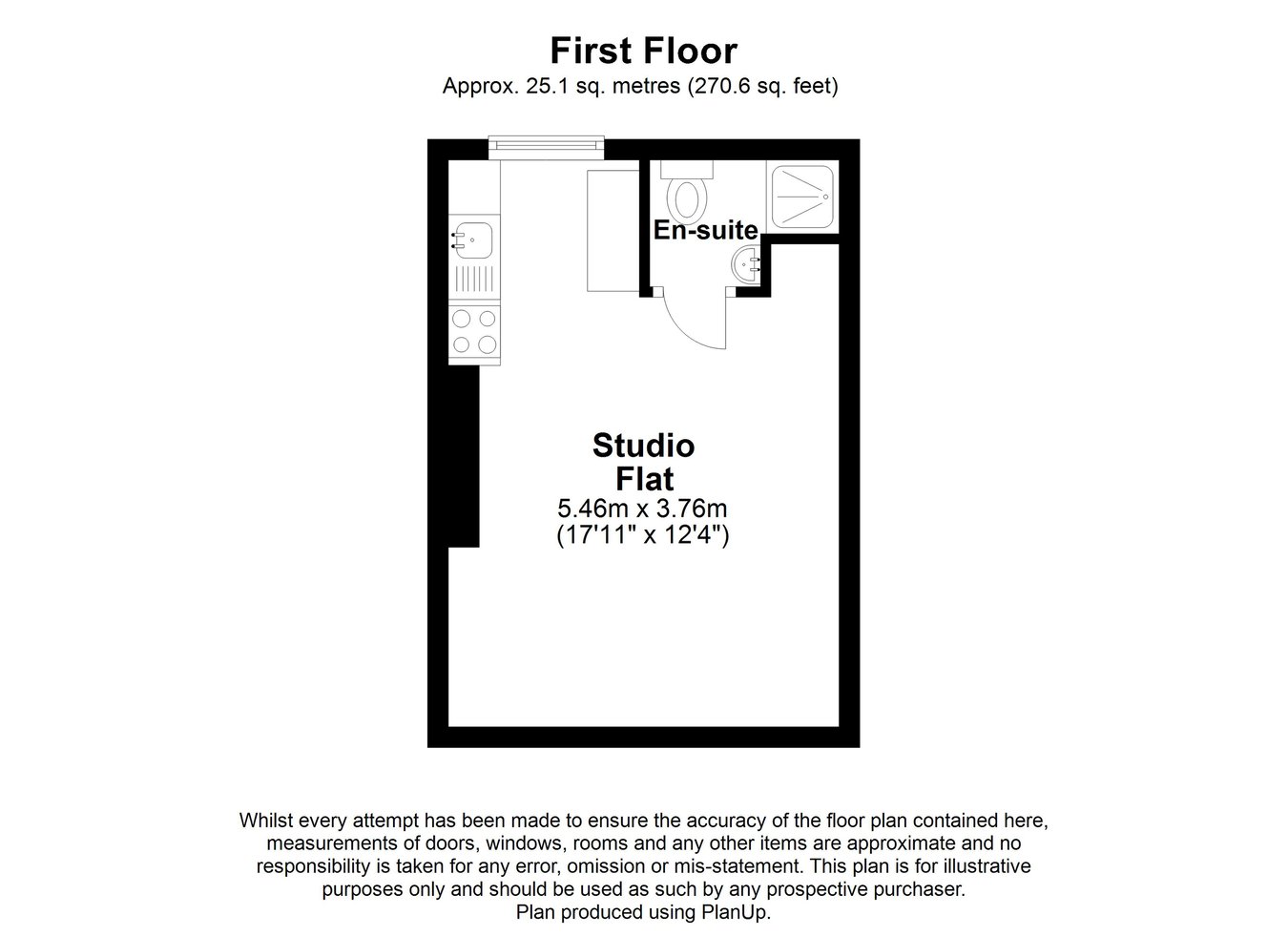 Flat 5, 73, Cheriton Road, Folkestone floorplan