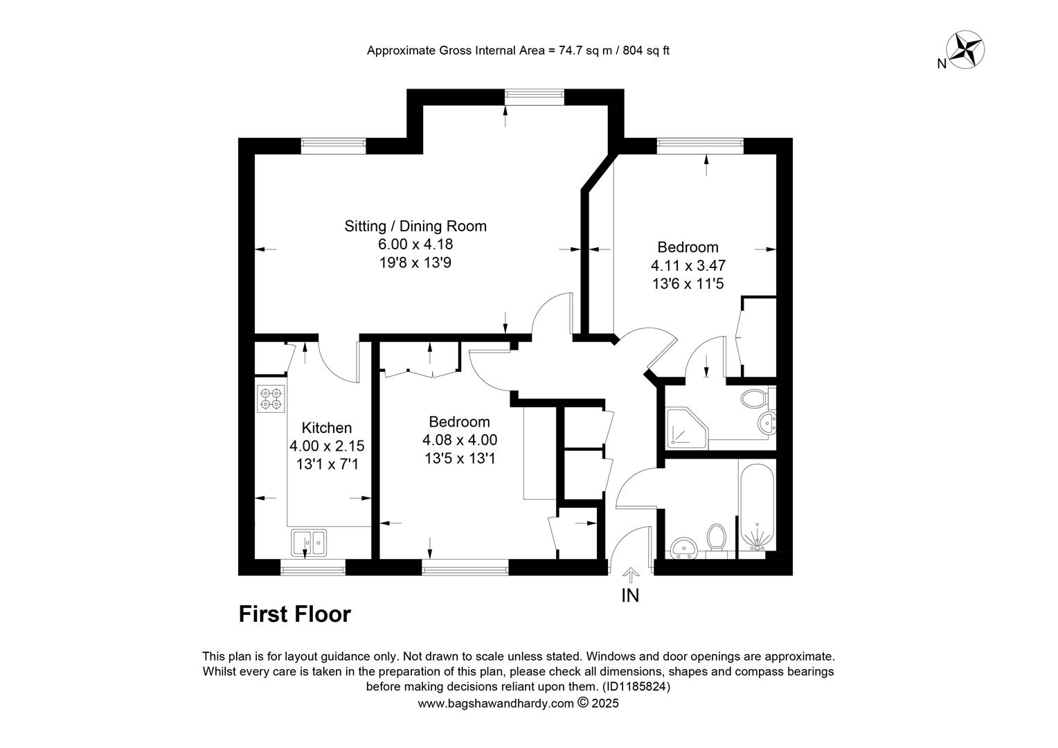 5 Marlborough Court, The Marld, Ashtead floorplan