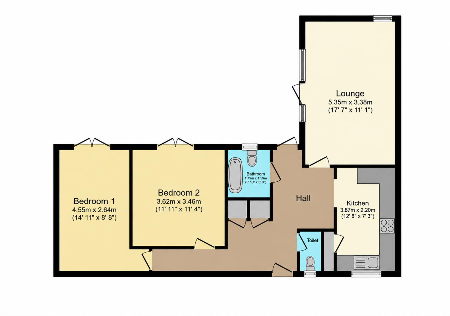 9, Lincoln Close, St. Leonards-on-sea floorplan