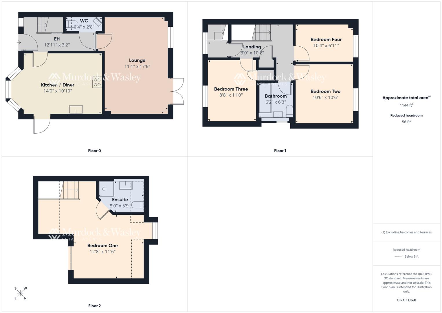 12, Hampton Court, Gloucester floorplan