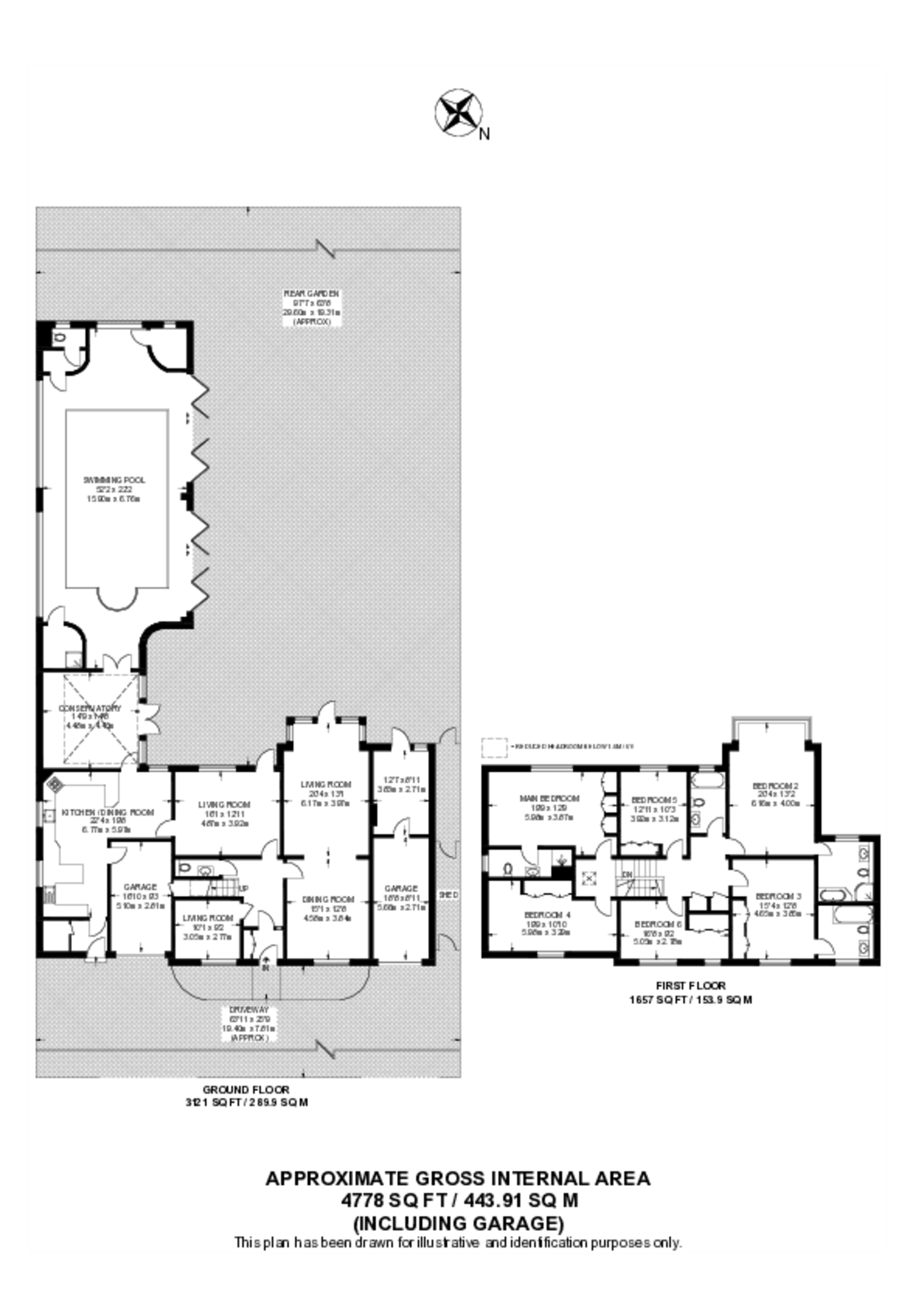 Haslemere Gardens, Church End floorplan