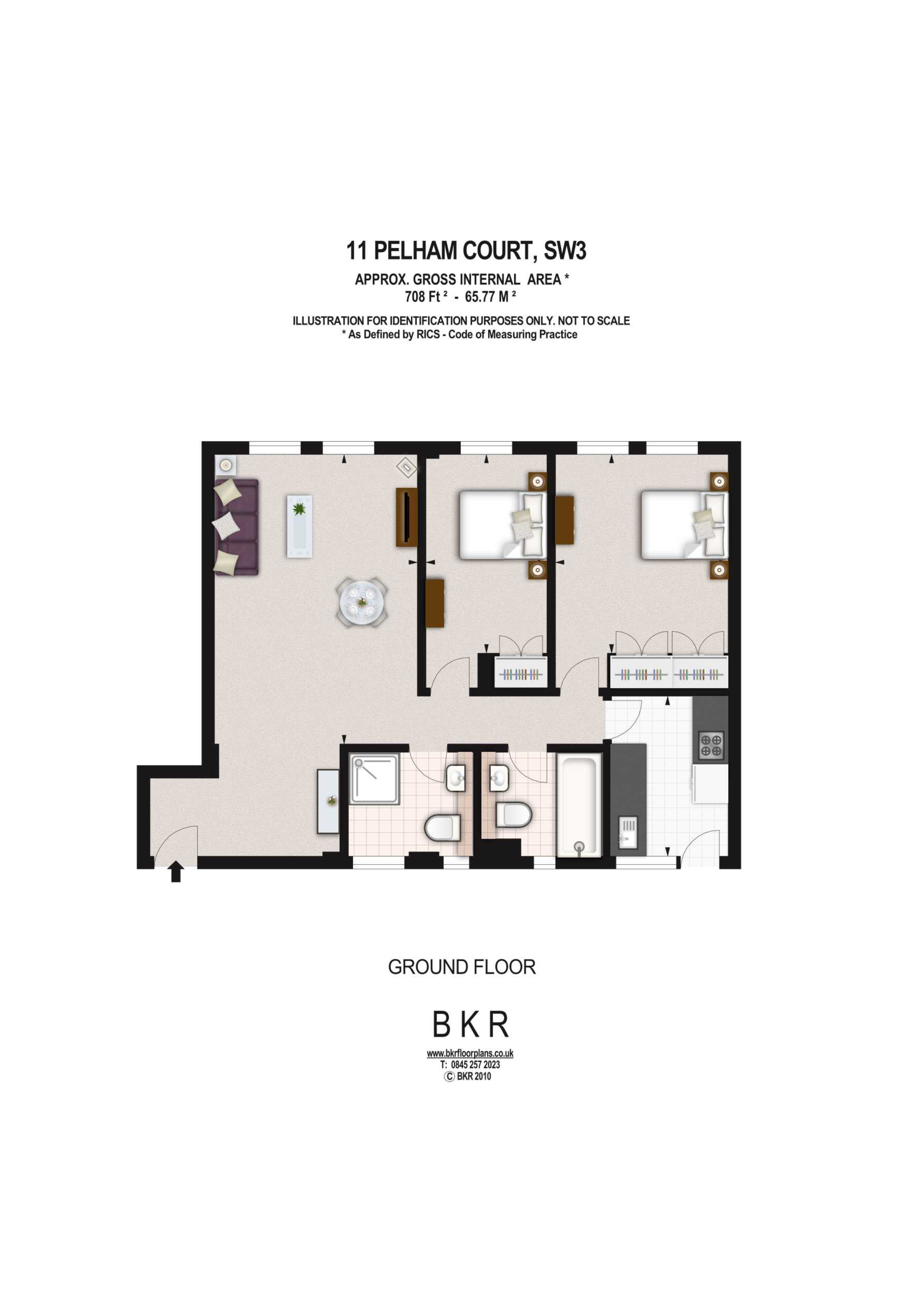2 Bedrooms Flat to rent in Fulham Road, London SW3
