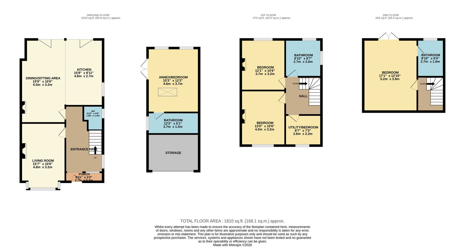Hygarth, Wyche Lane, Tarporley floorplan