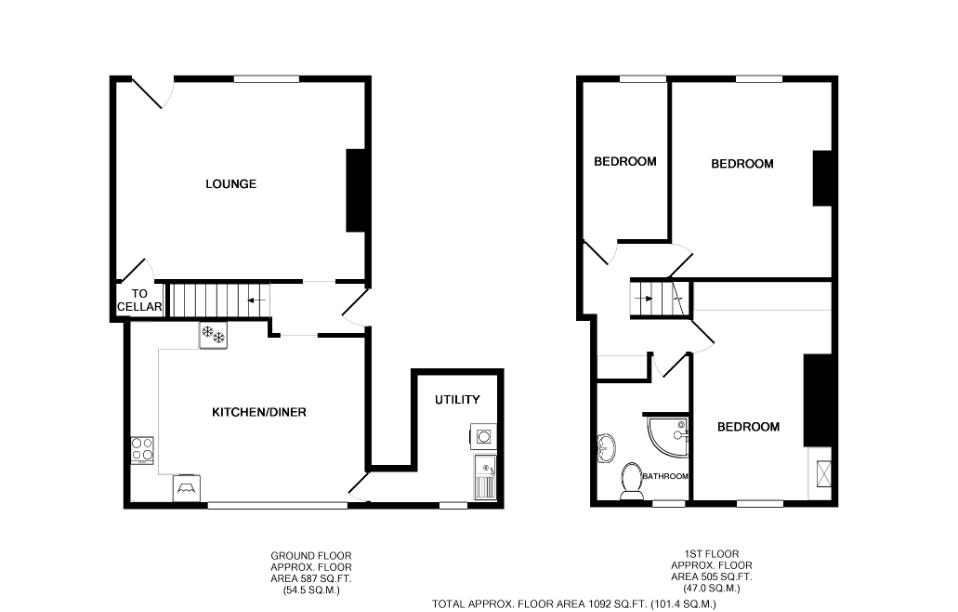 3 Bedrooms  for sale in Bury Road, Ramsbottom, Bury BL0