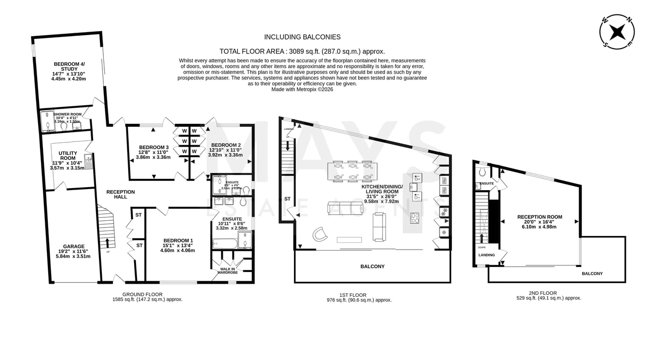 33, Cliff Drive, Canford Cliffs floorplan