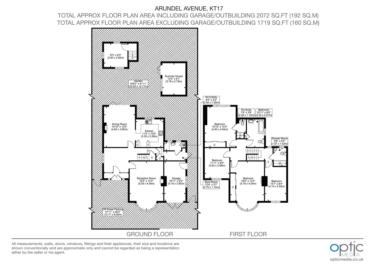 78, Arundel Avenue, Surrey floorplan
