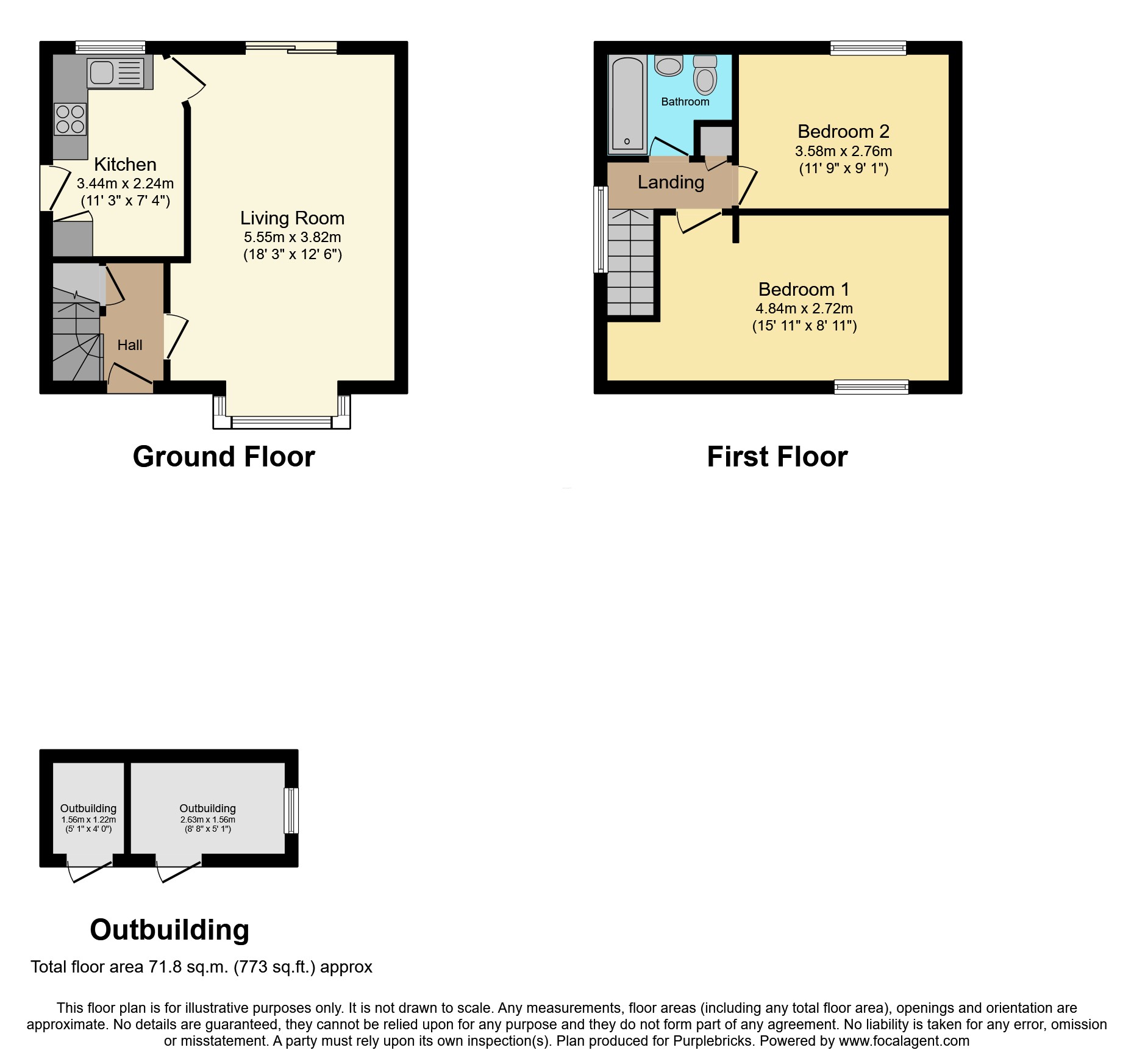 69, Lyndhurst Crescent - Park North, Swindon floorplan