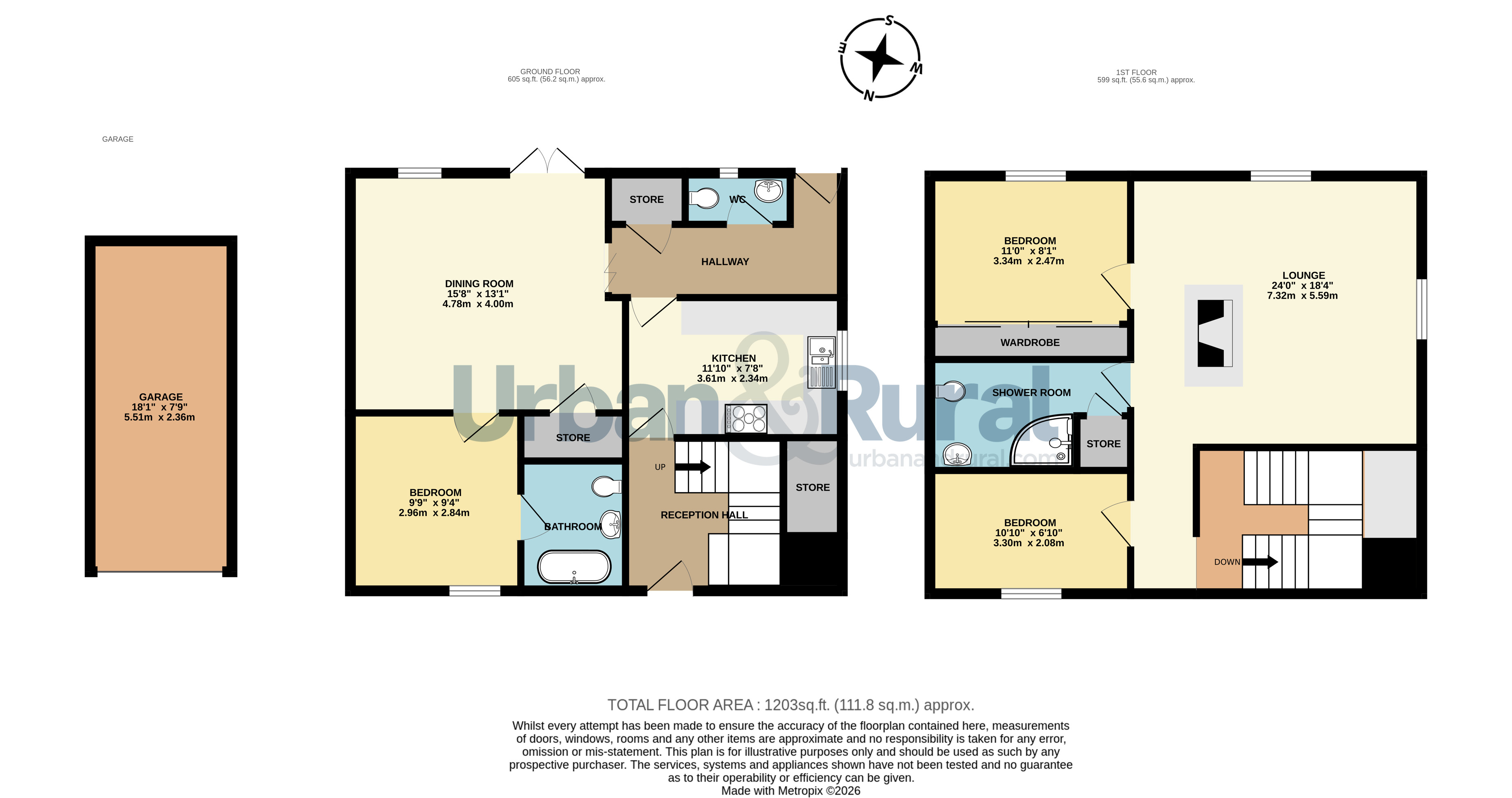 West Tithe Barn,, Church End, Bedford floorplan