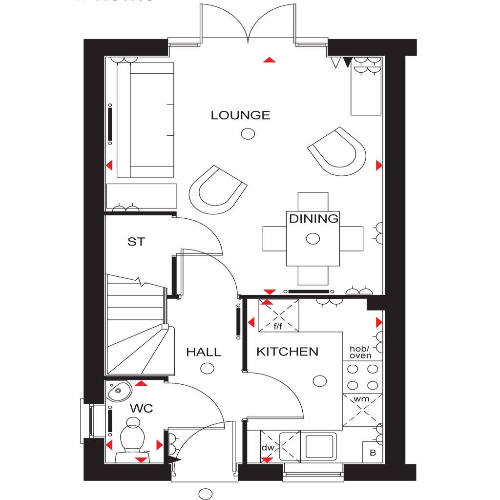 2 Bedrooms Town house for sale in Wedgwood Drive, Barlaston, Stoke-On-Trent ST12