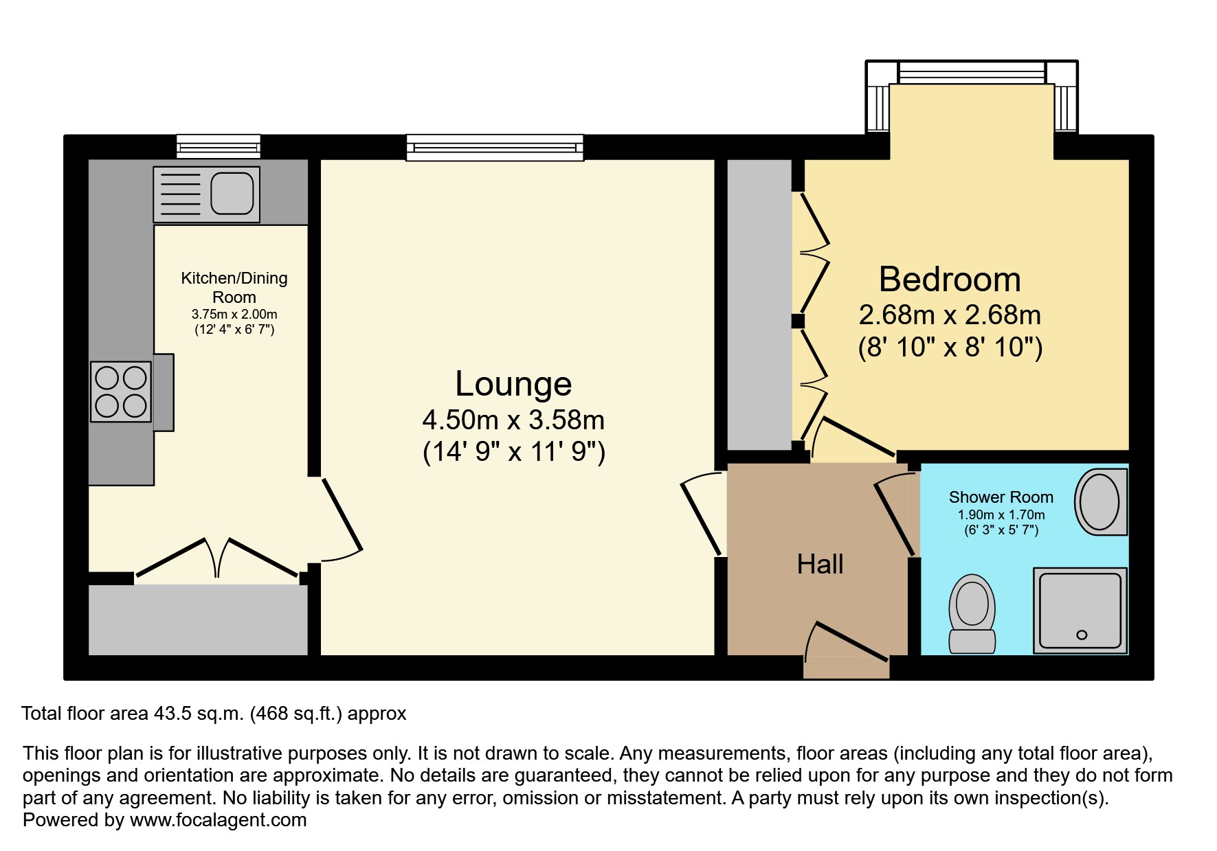 13, Guardian Close - Preston (A), Fulwood floorplan