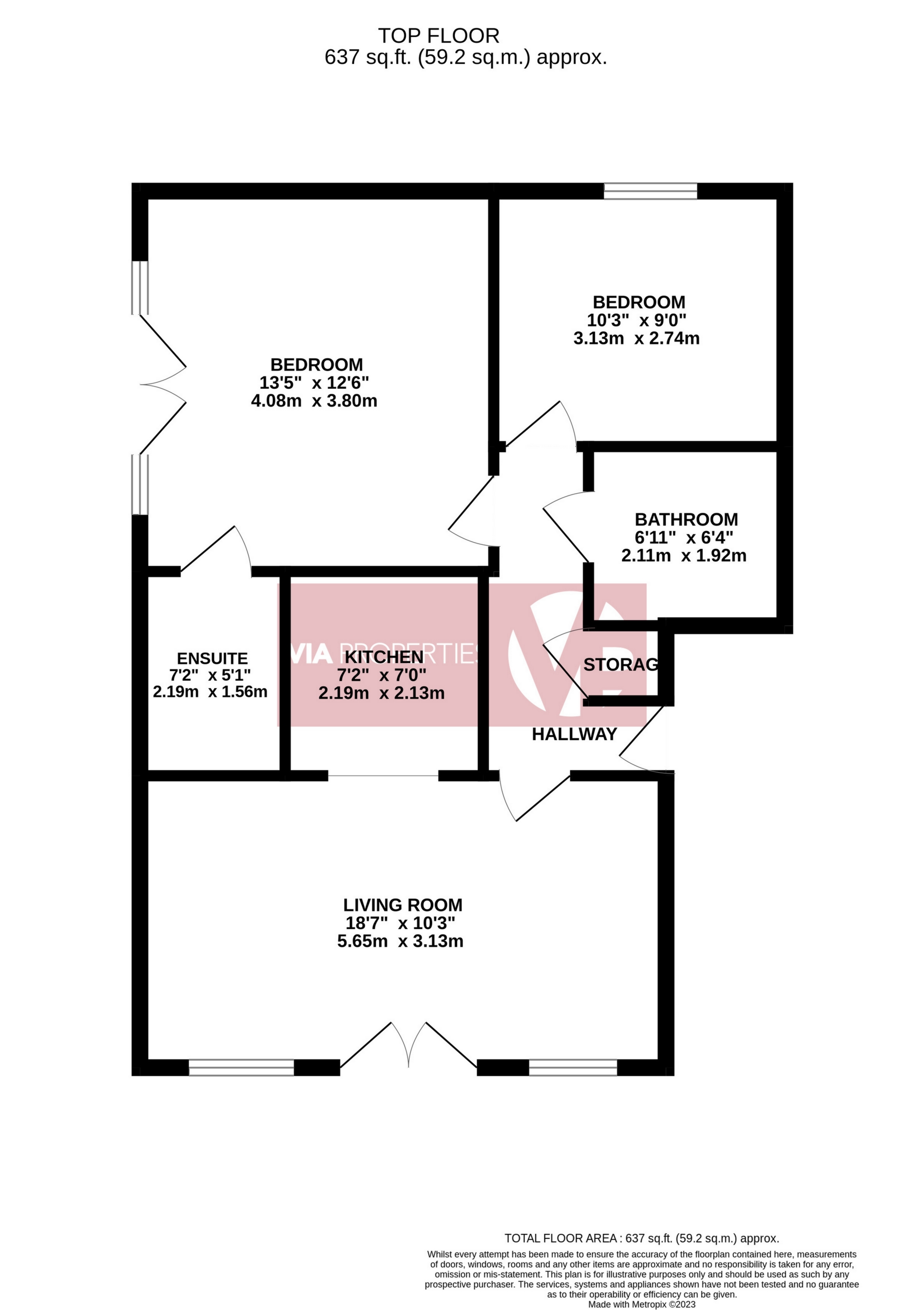 5 Elppin Court, Park Lane, Broxbourne floorplan