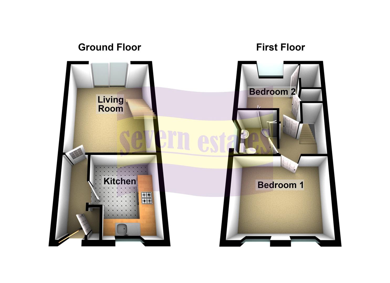 1, Court Drive, Stourport-On-Severn floorplan