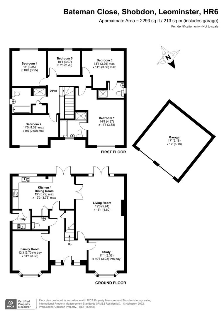 Bateman Close, Shobdon, Herefordshire HR6, 5 bedroom detached house for