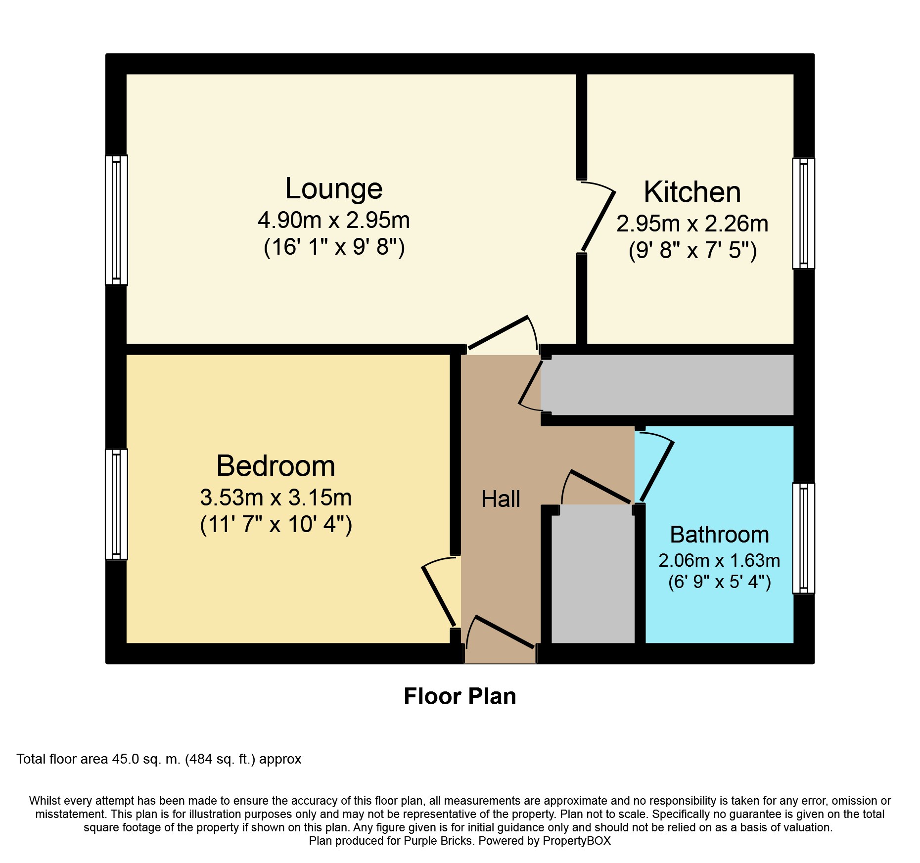 1 Bedrooms Flat for sale in Mill Court, Glasgow G73