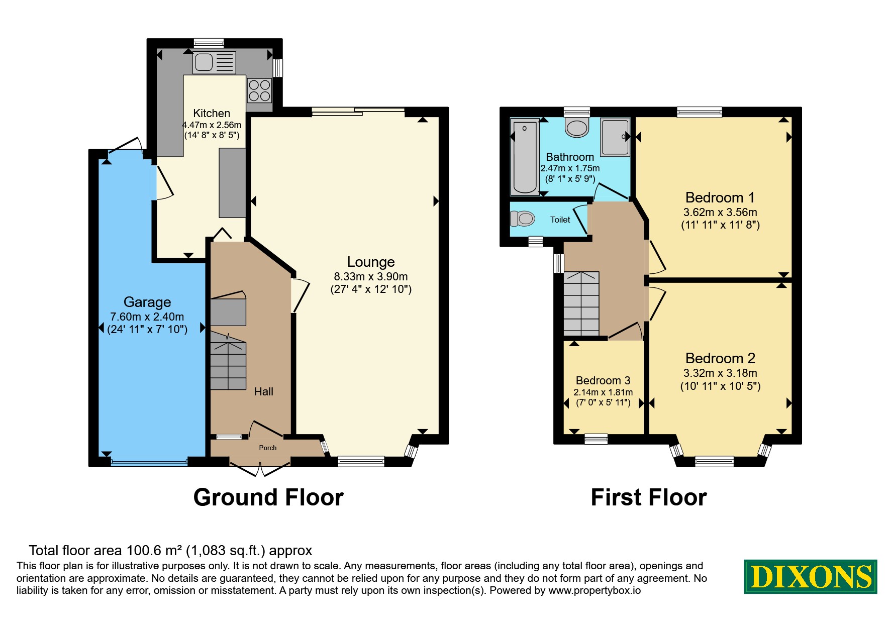 9, Hillside Road, Birmingham floorplan
