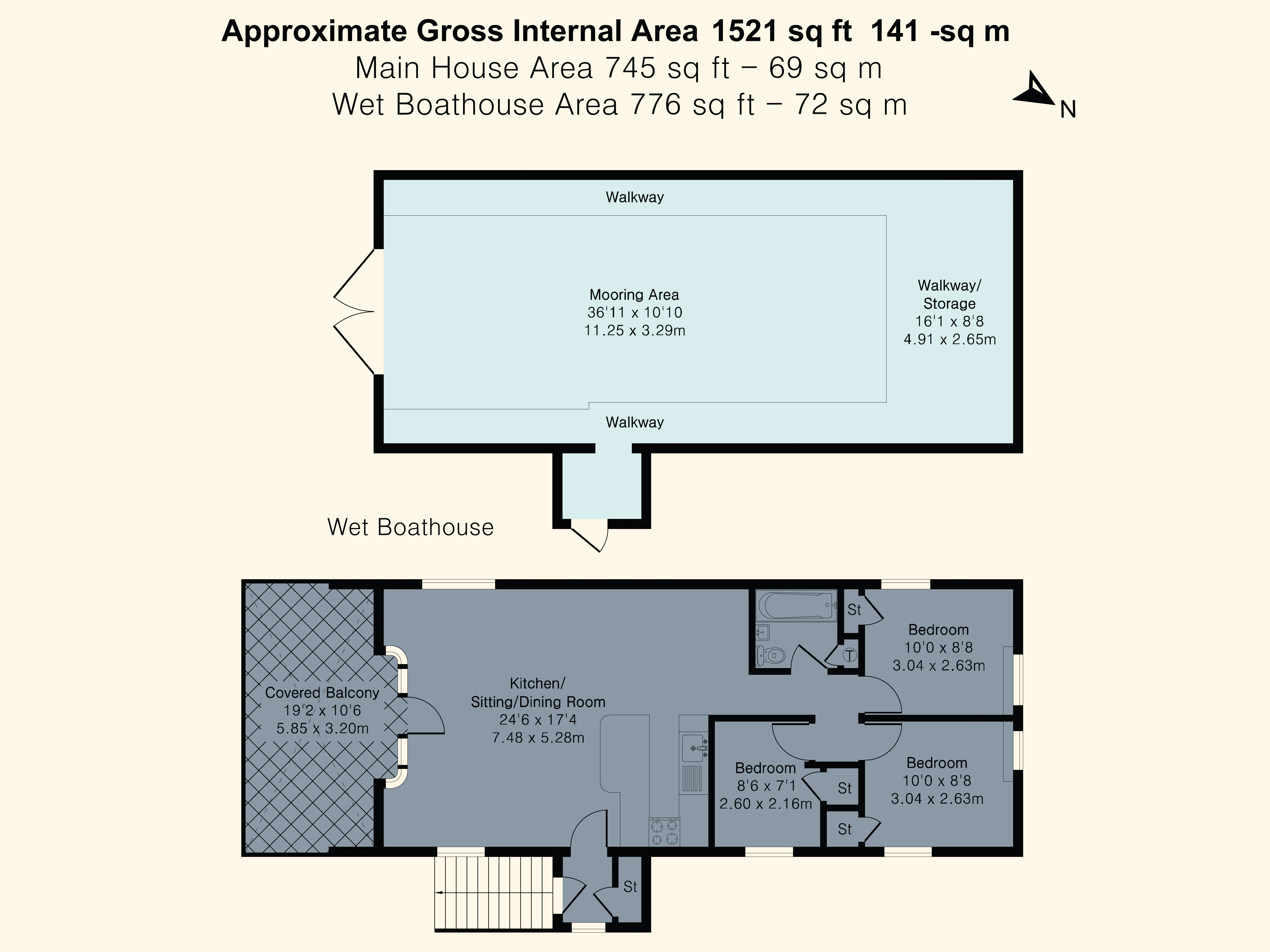 The Boathouse, 78, Wallingford Road, Wallingford floorplan