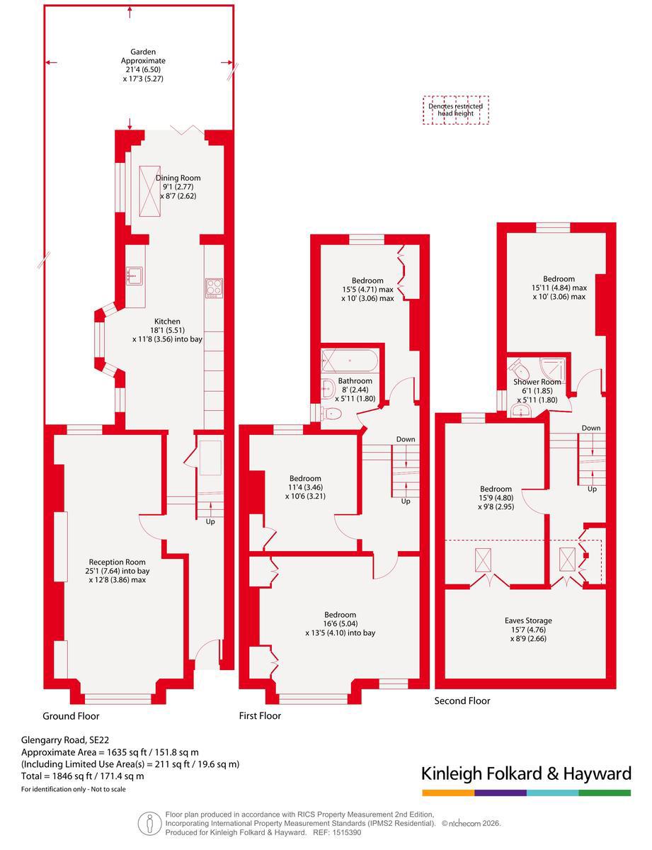 37, Glengarry Road, London floorplan