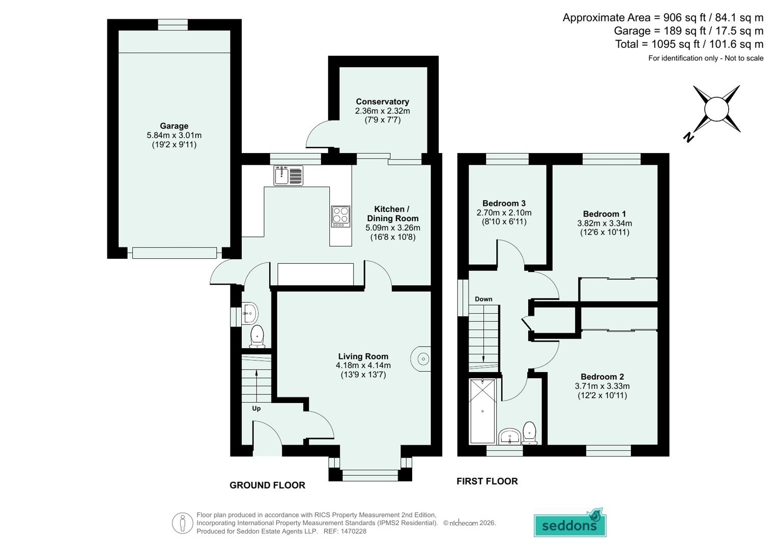 2A, Oak Crescent, Cullompton floorplan