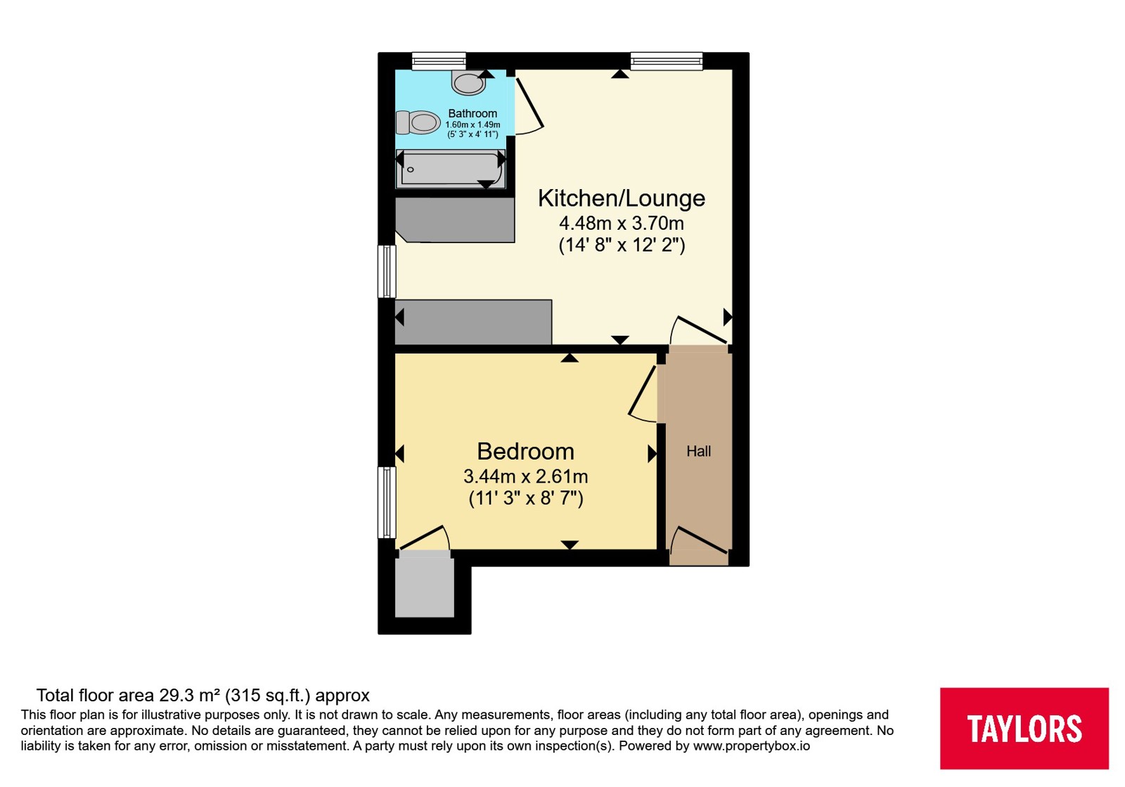 Flat 4, 11, Argyle Street, Bristol floorplan