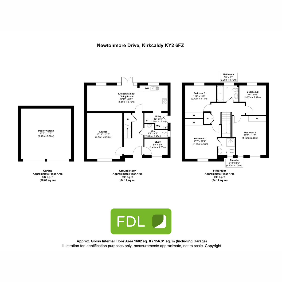 69, Newtonmore Drive, Kirkcaldy floorplan