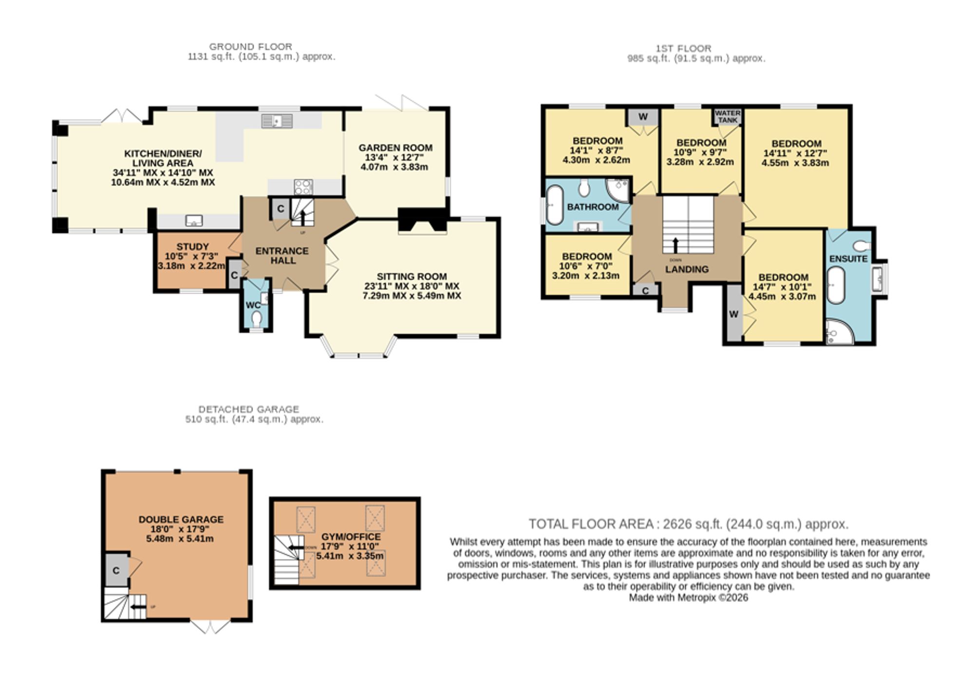 3 Sylvan Lane, Southampton floorplan