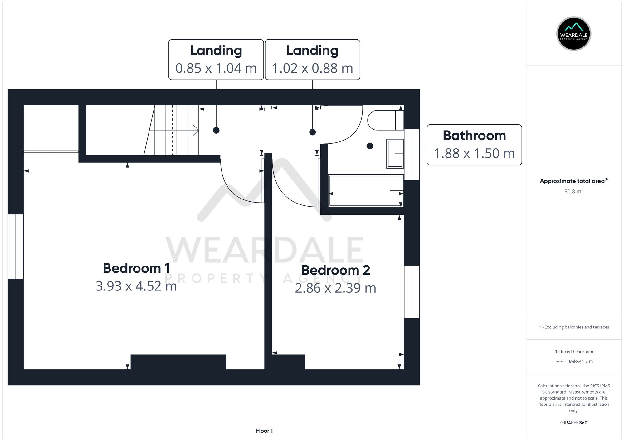7 Durham Road, Bishop Auckland floorplan