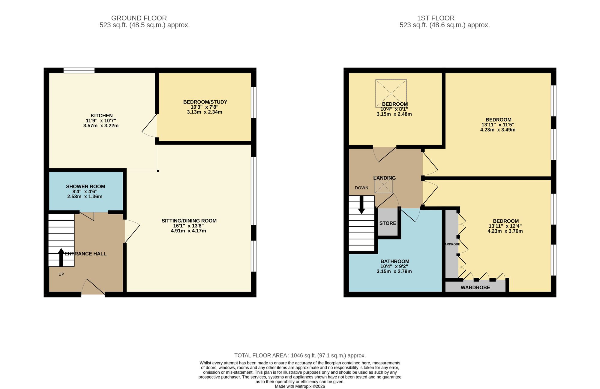 Flat 17, Centenary House 1A Fairfield, Christchurch floorplan