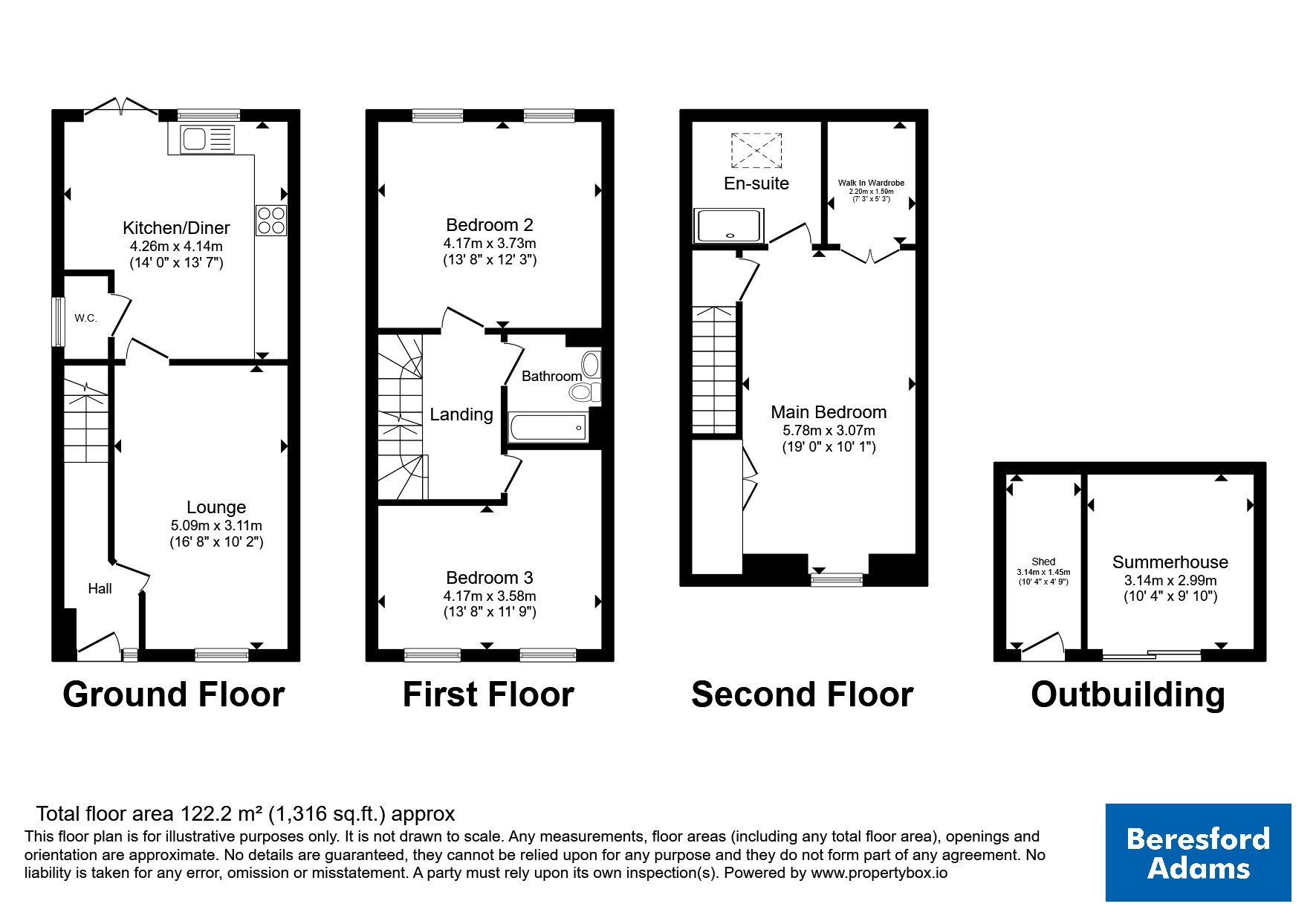 31, Gwel Y Llan, Gwynedd floorplan