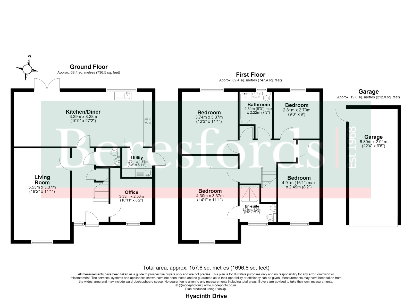 23, Hyacinth Drive, Essex floorplan