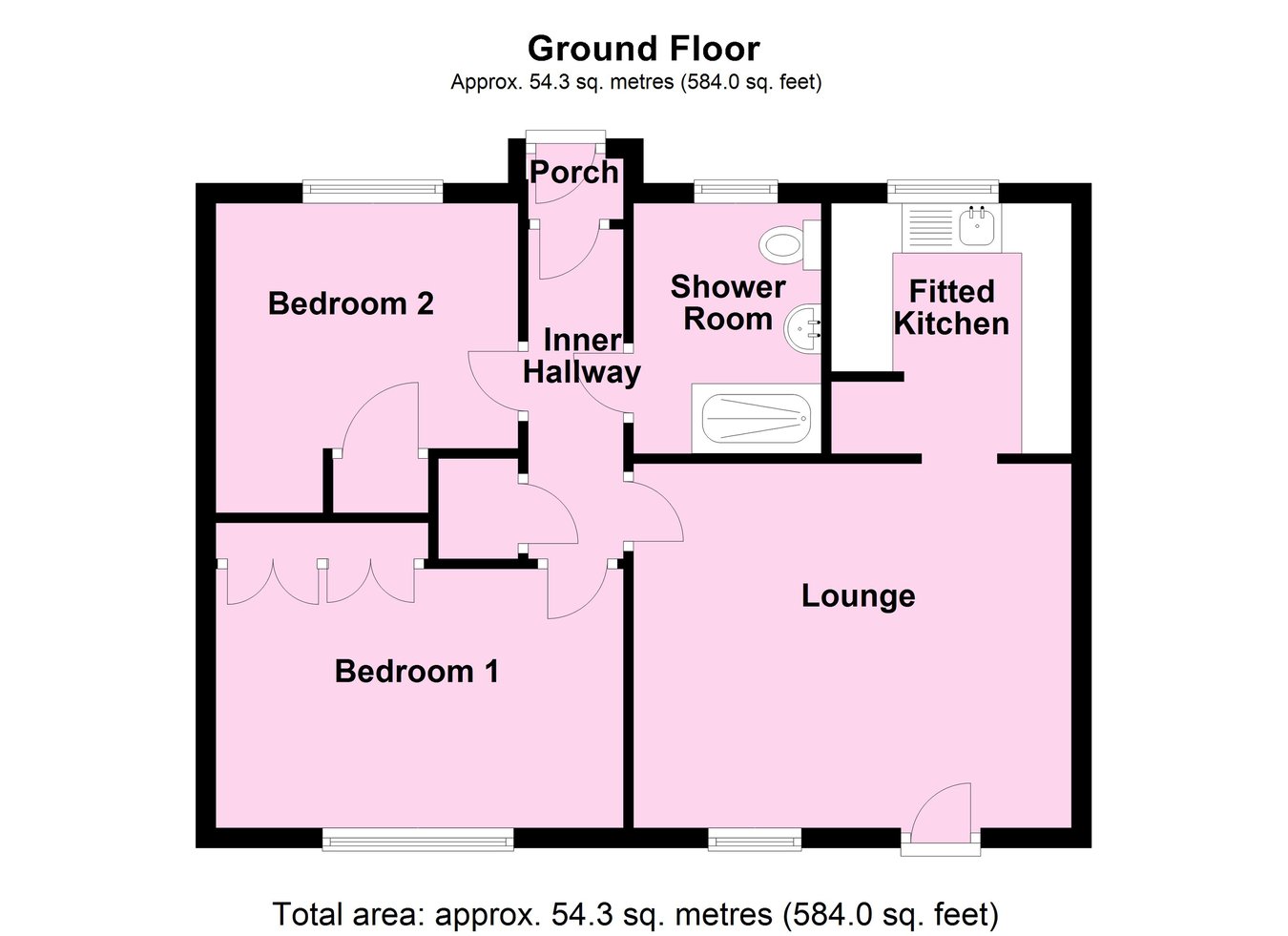 2, Gladstone Mews, LEICESTER floorplan