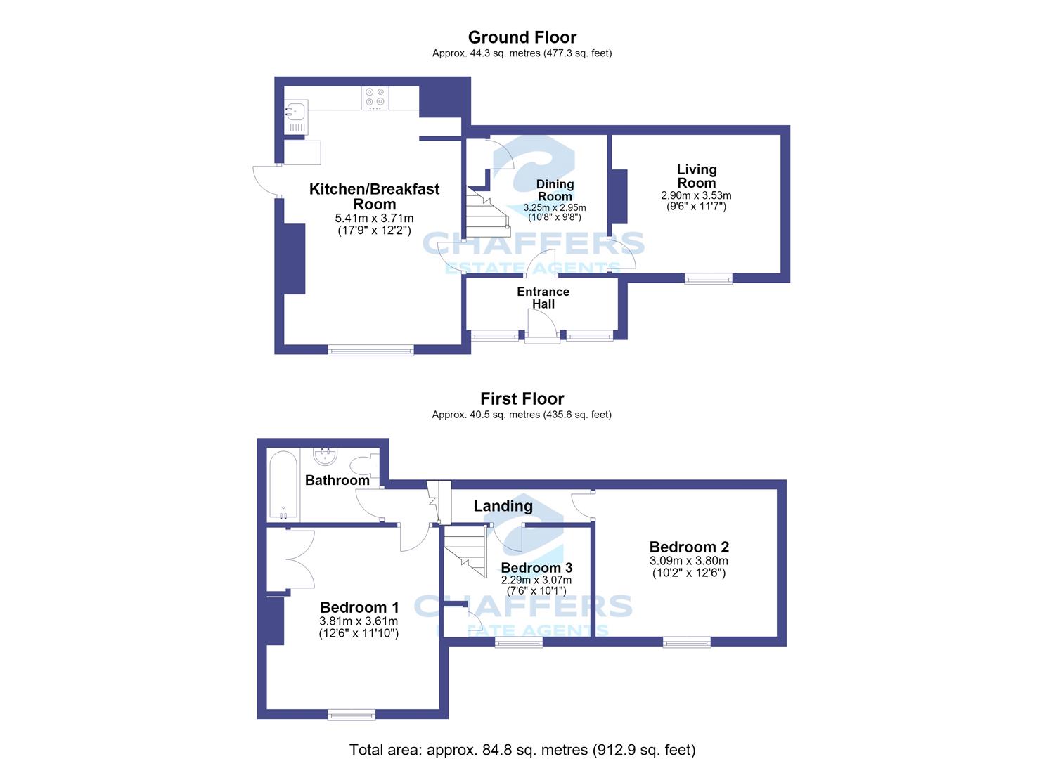 St Anthonys, Butts Knapp, Shaftesbury floorplan