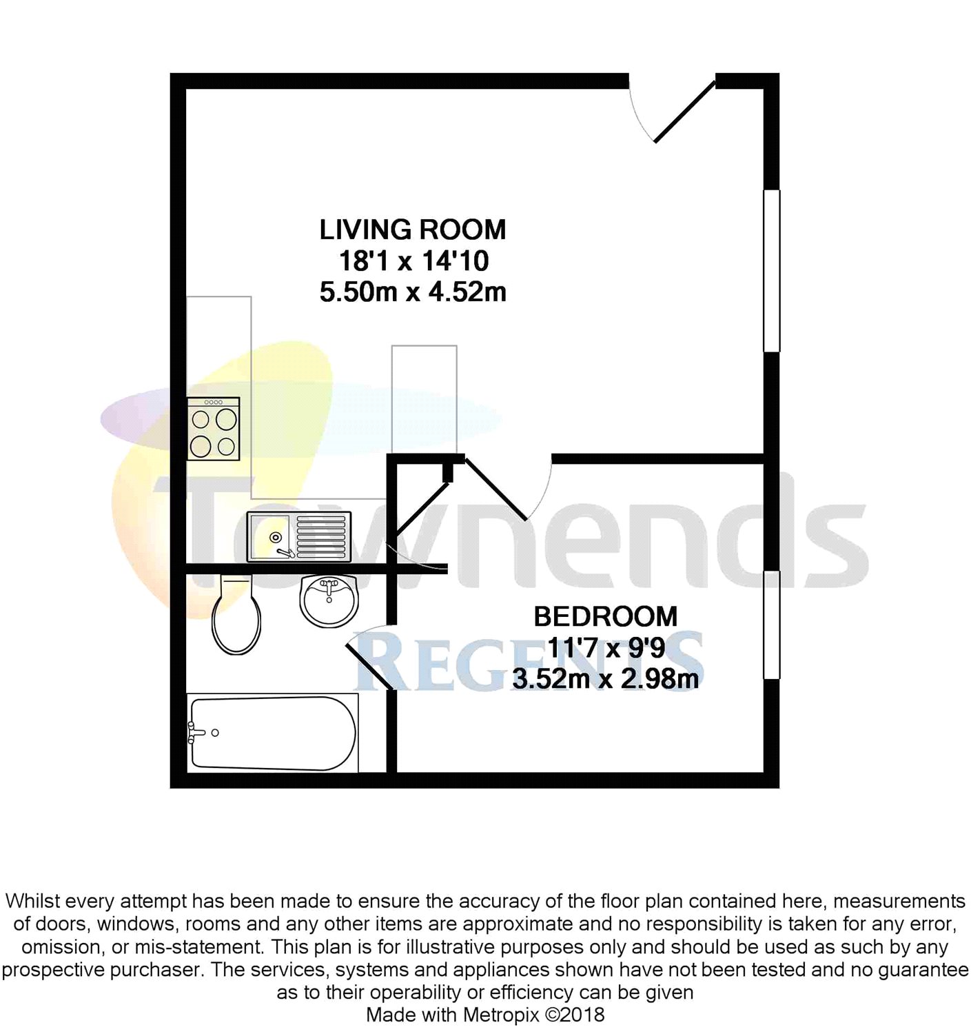 1 Bedrooms Flat for sale in Laird Court, Bagshot, Surrey GU19