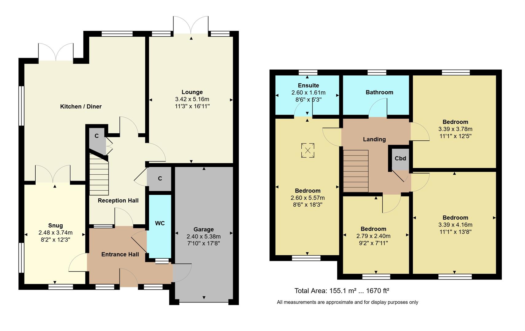 1, Milner Close, Bulkington floorplan