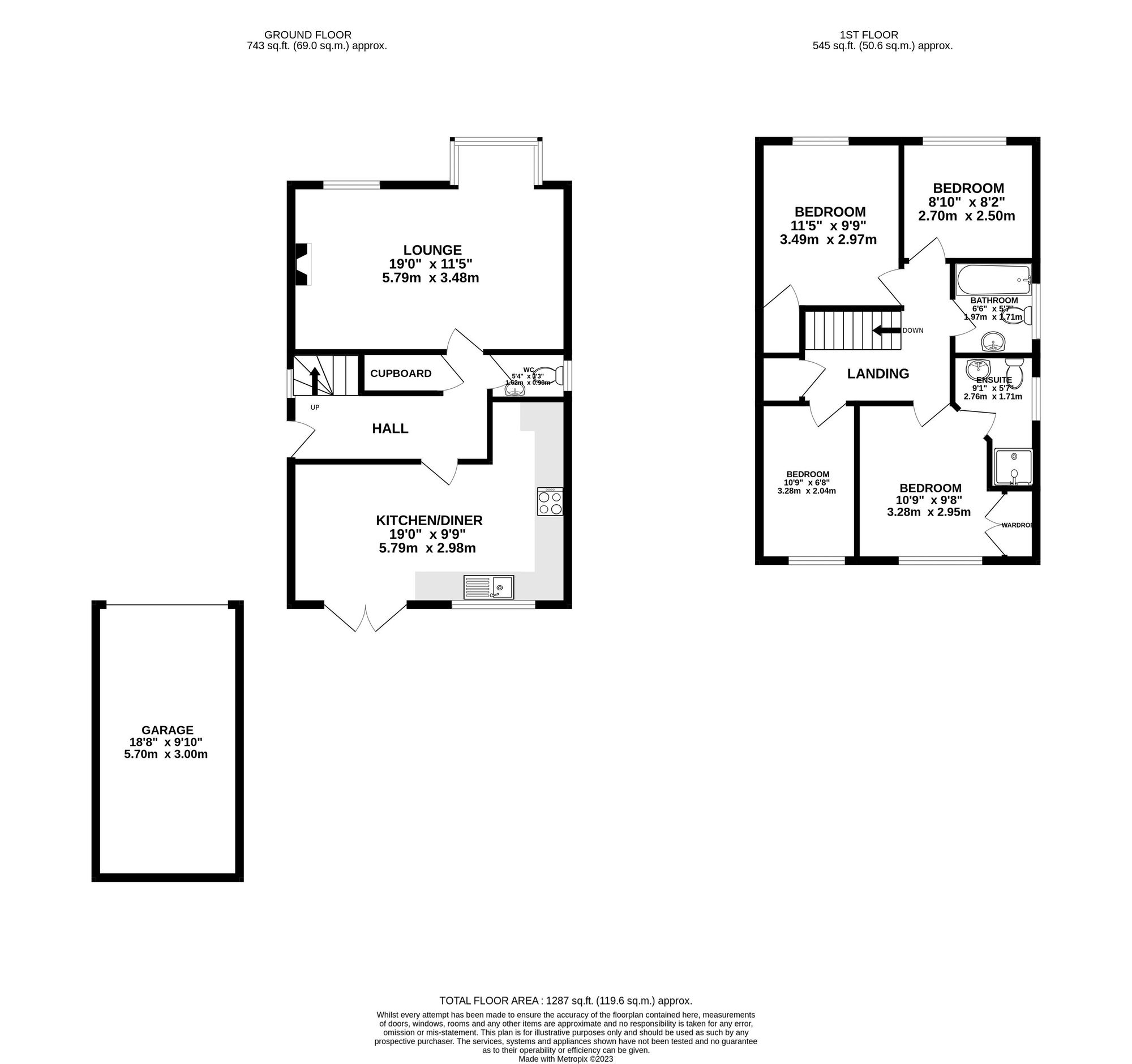 10 Meadow Close, Truro floorplan