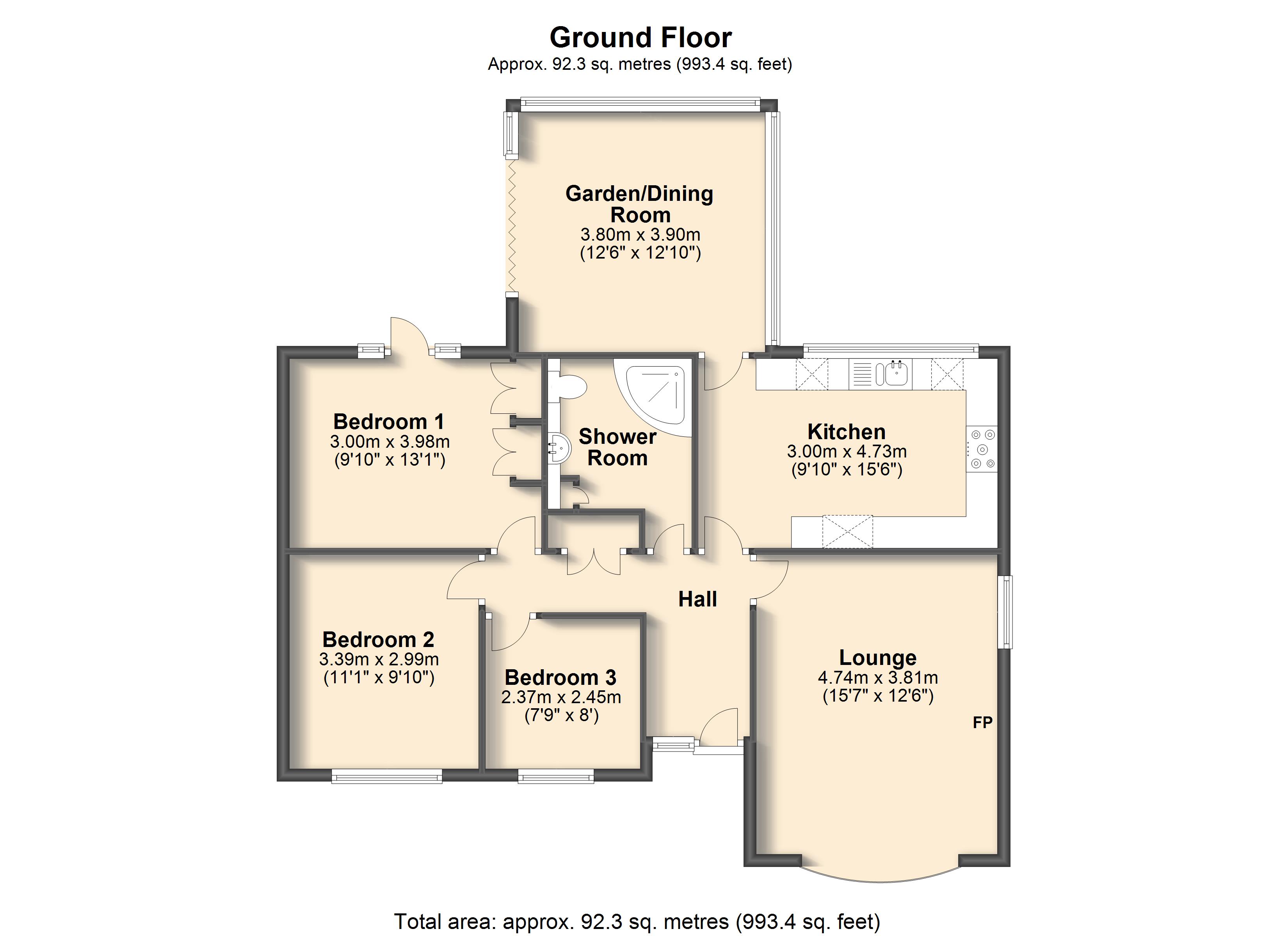 3 Bedrooms Detached bungalow for sale in Wilkinson Close, Chesterfield S40