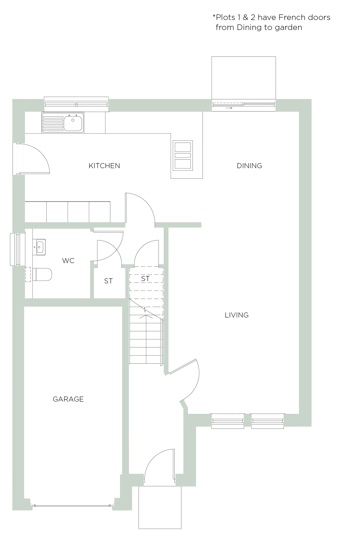 Plot 12 The Islay, 58, Corseford Road, Johnstone floorplan