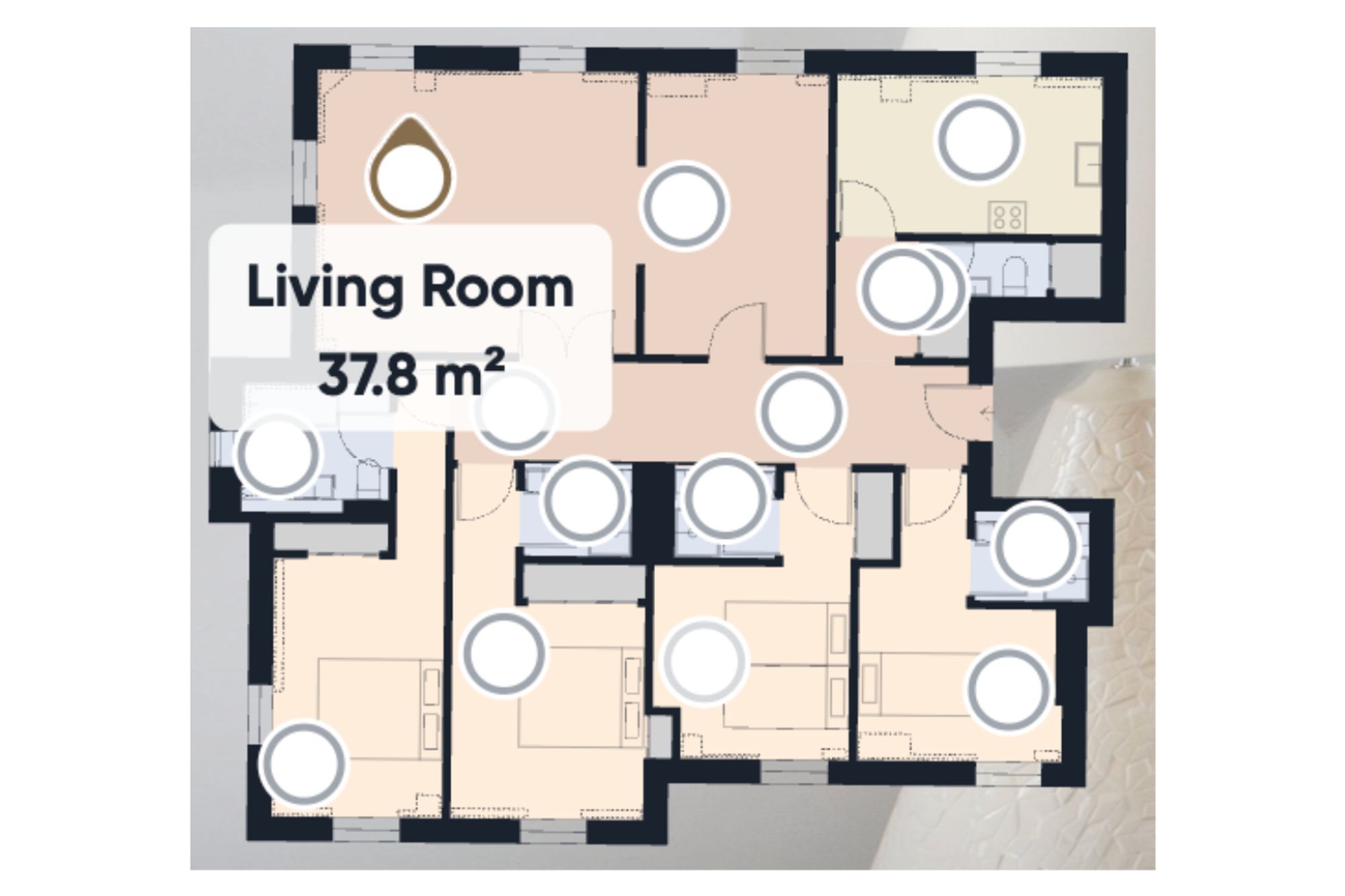 2-14 Prince Of Wales Terrace, London, W8 floorplan