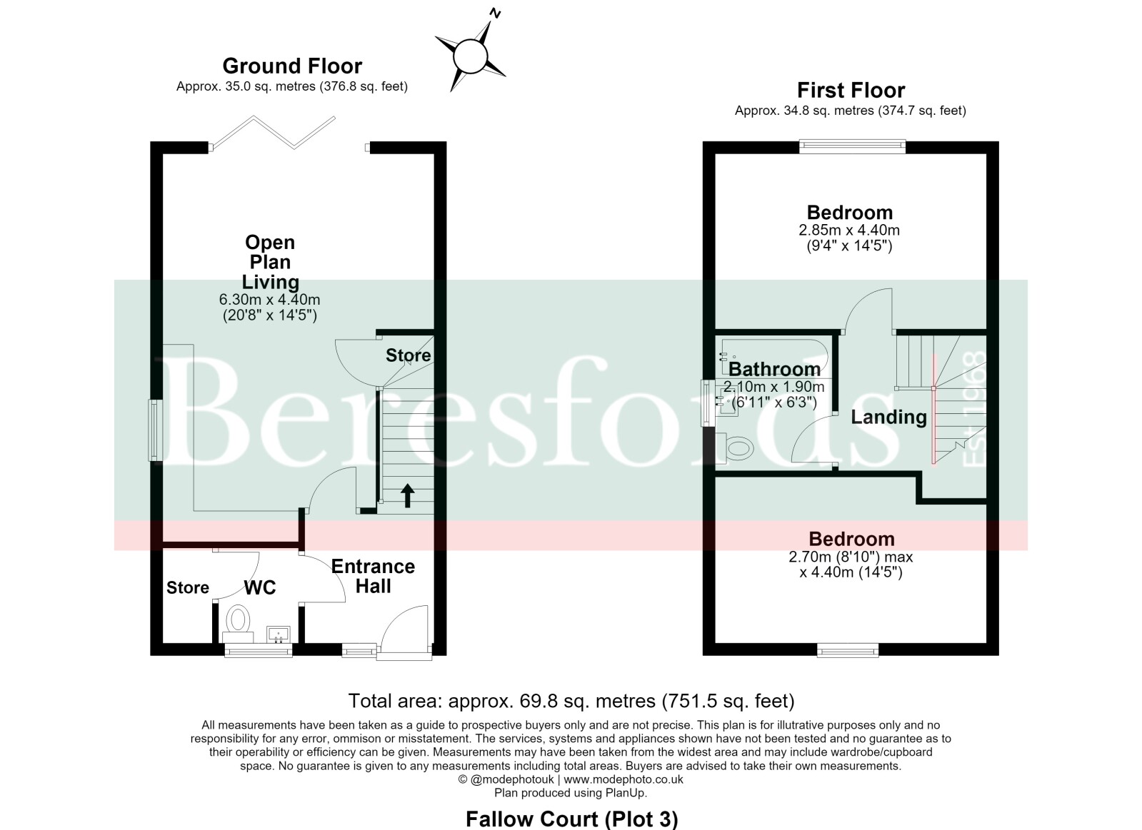 Plot 3 Fallow Court,, Mascalls Lane, Brentwood floorplan
