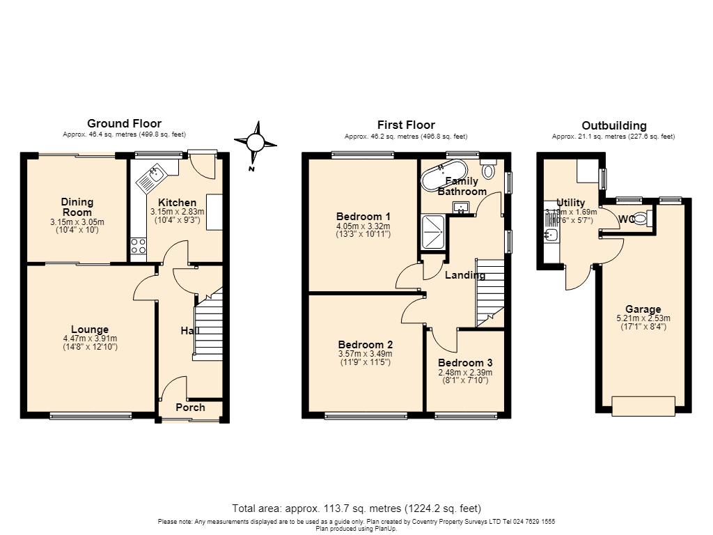 66, Frederick Neal Avenue, Coventry floorplan