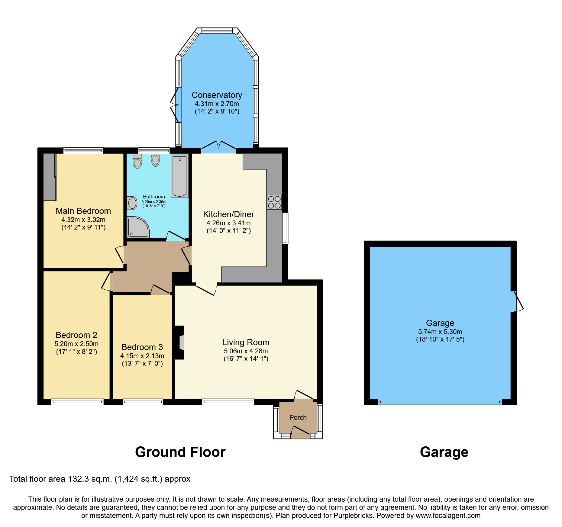 10, Selside, Wigan floorplan